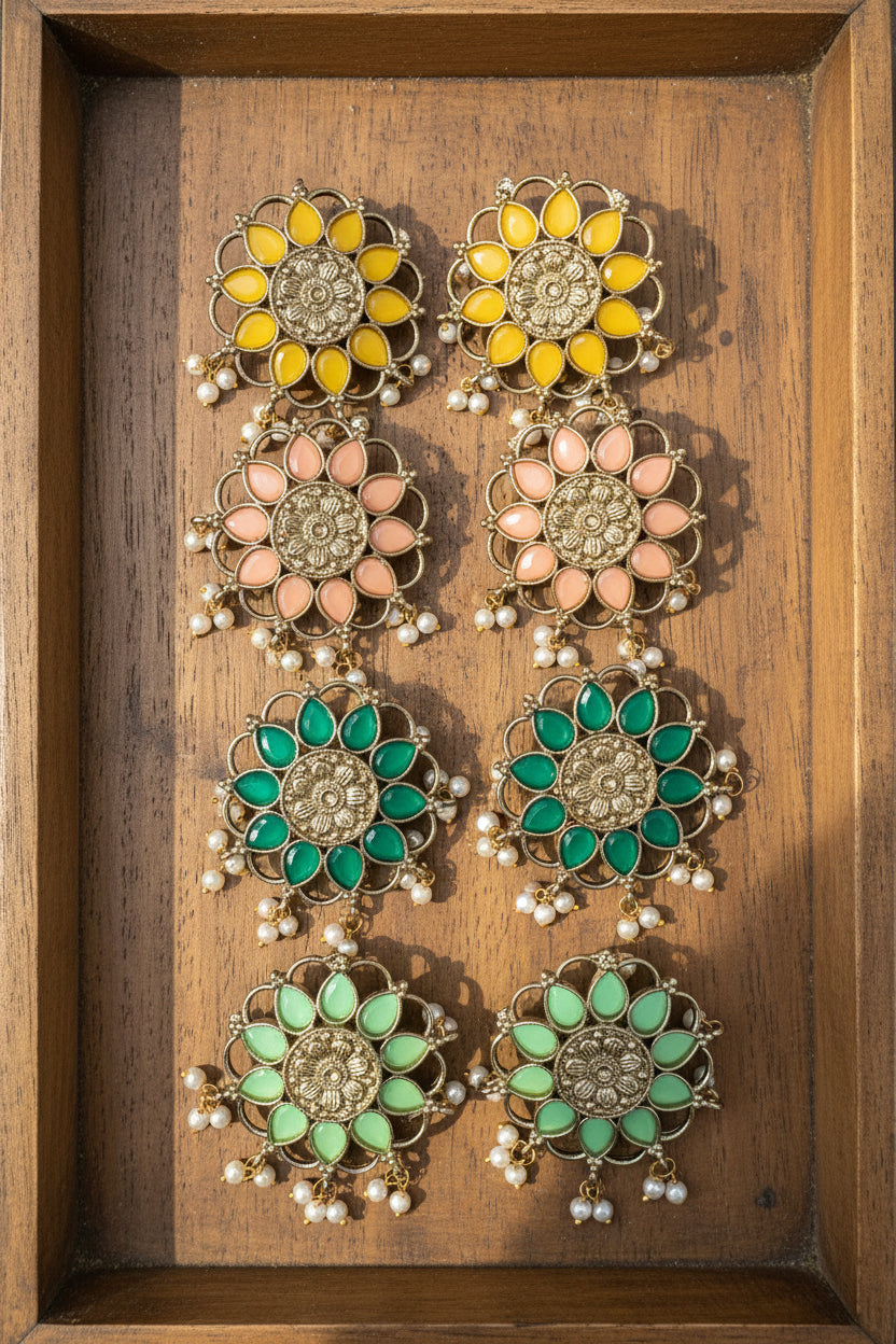 Light Green Brass Studs
