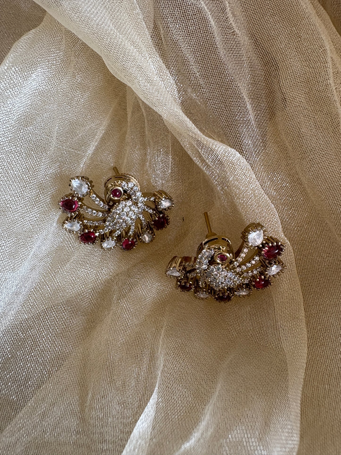 Peacock Antique Earrings