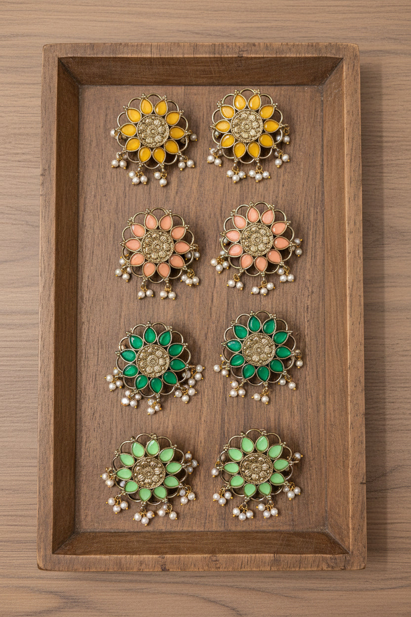 Yellow Brass Studs