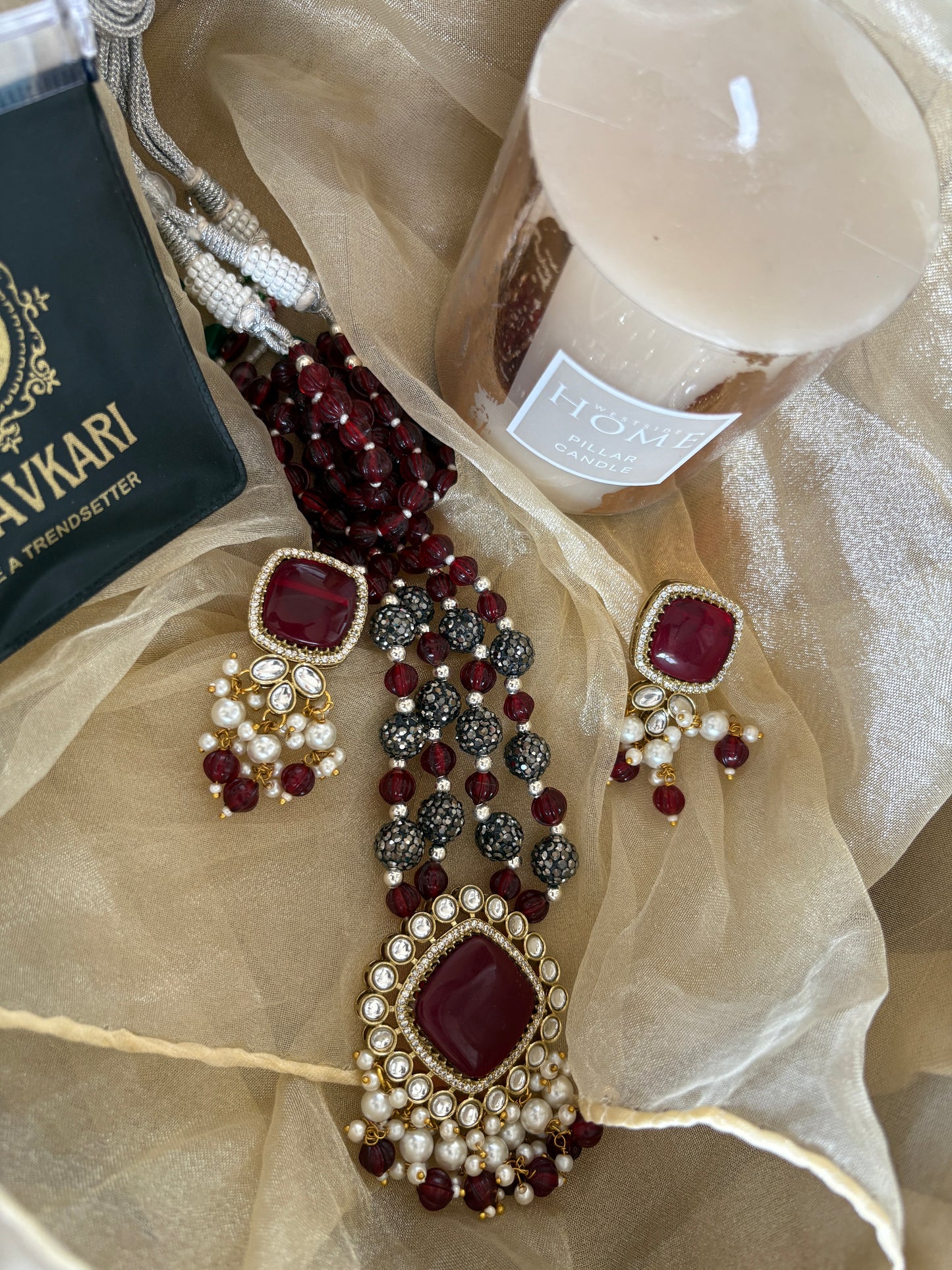 Kundan Long Necklace