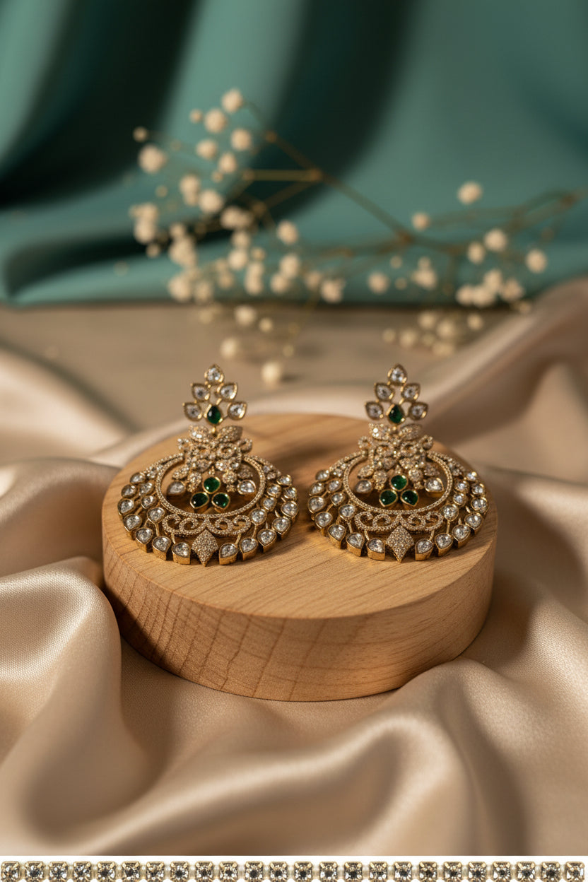 AD Chandbali Earrings |