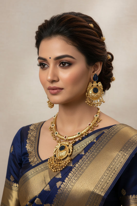 Green Hasali Necklace Set