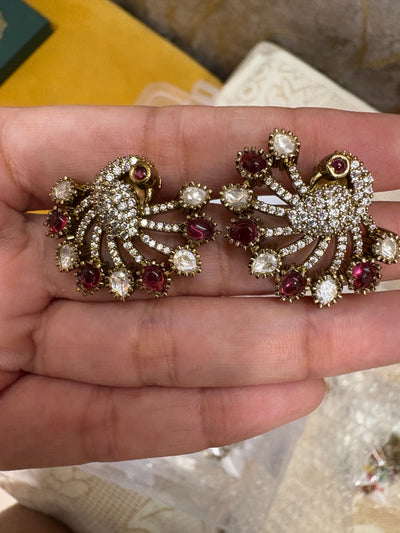 Peacock Antique Earrings