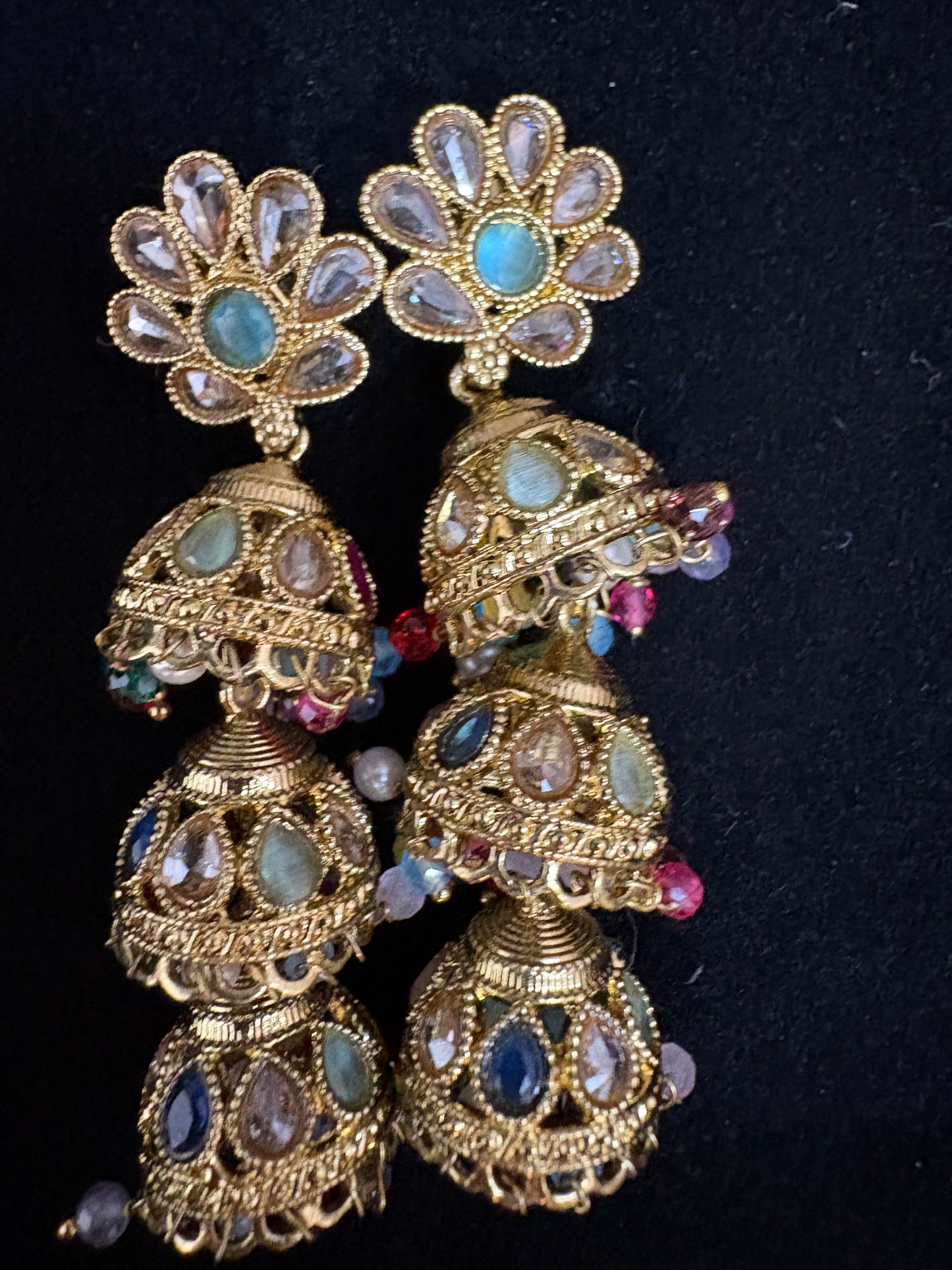 Premium Multi Colour Jhumki earrings