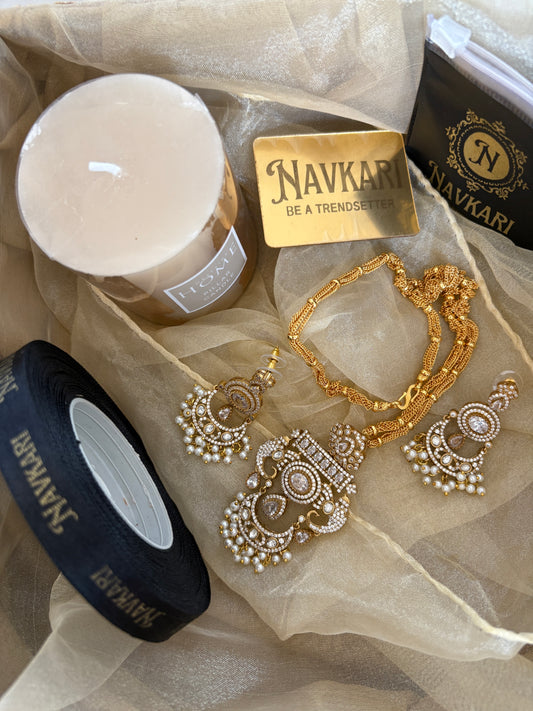 Long Chain American Daiamond Necklace