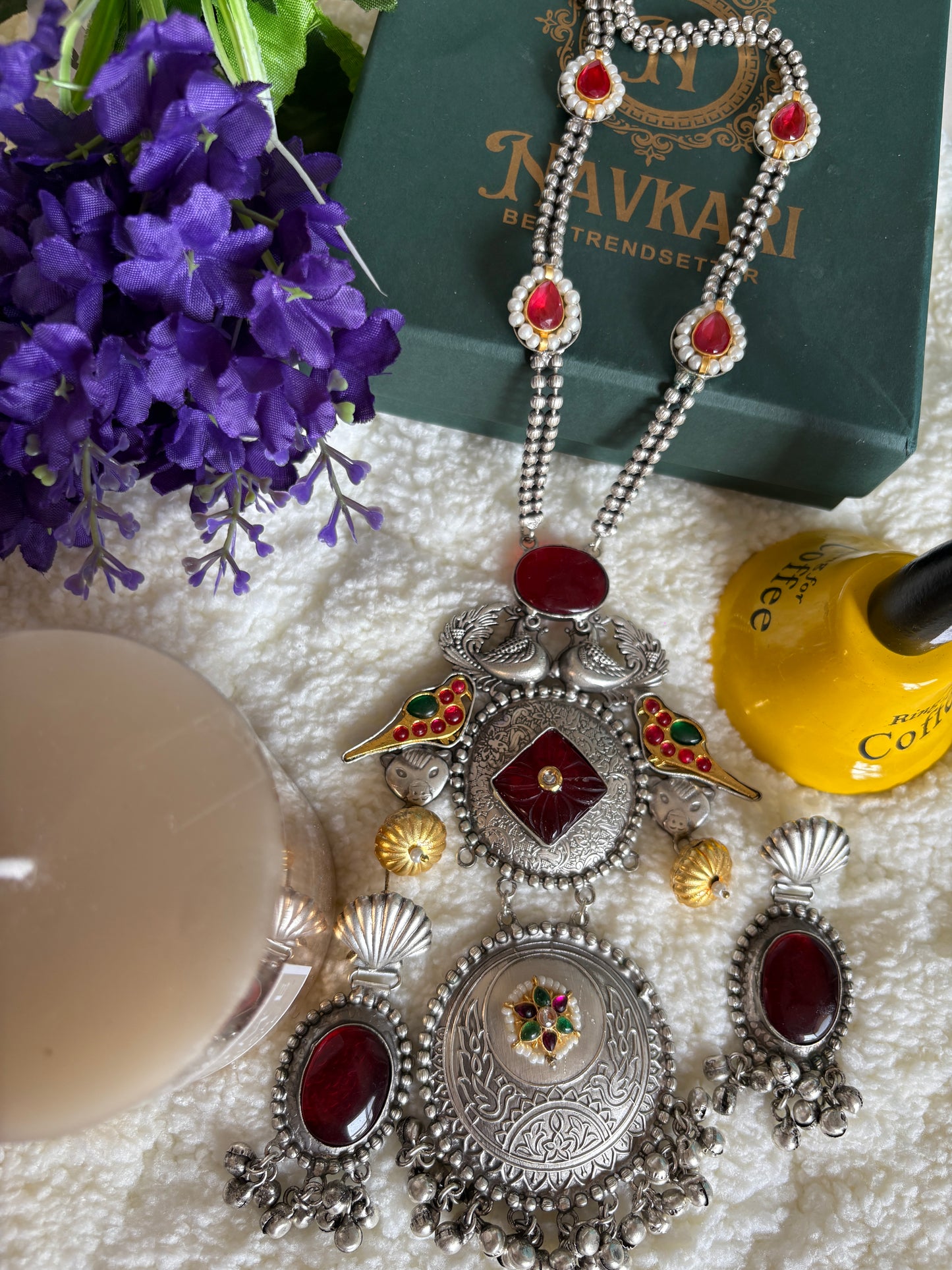 Oxidised Necklace Set