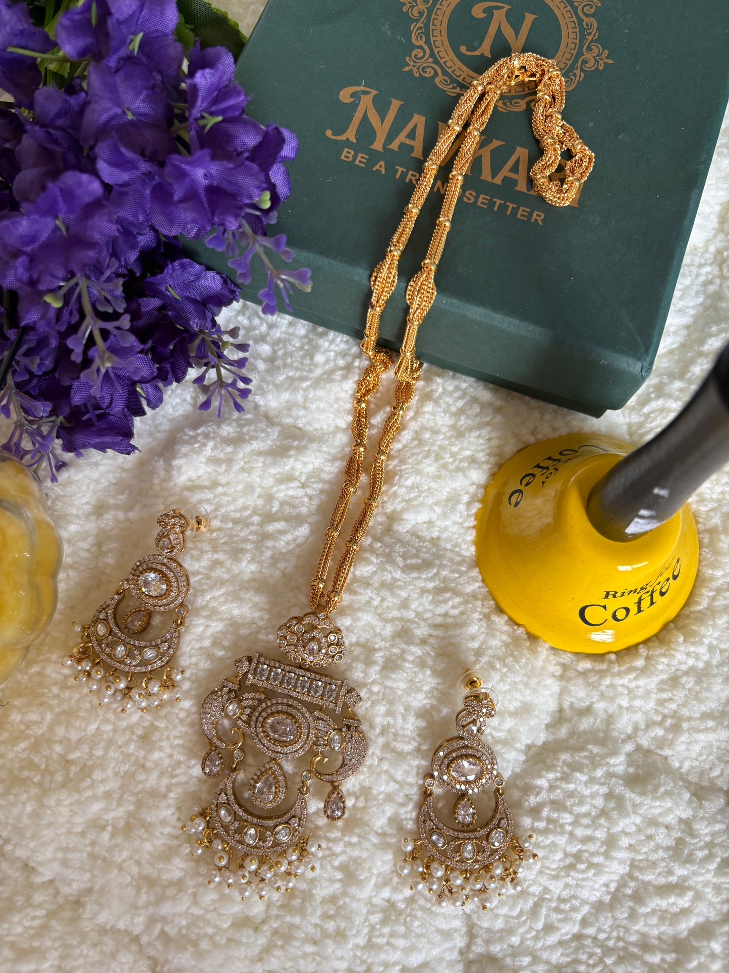 Long Chain American Daiamond Necklace