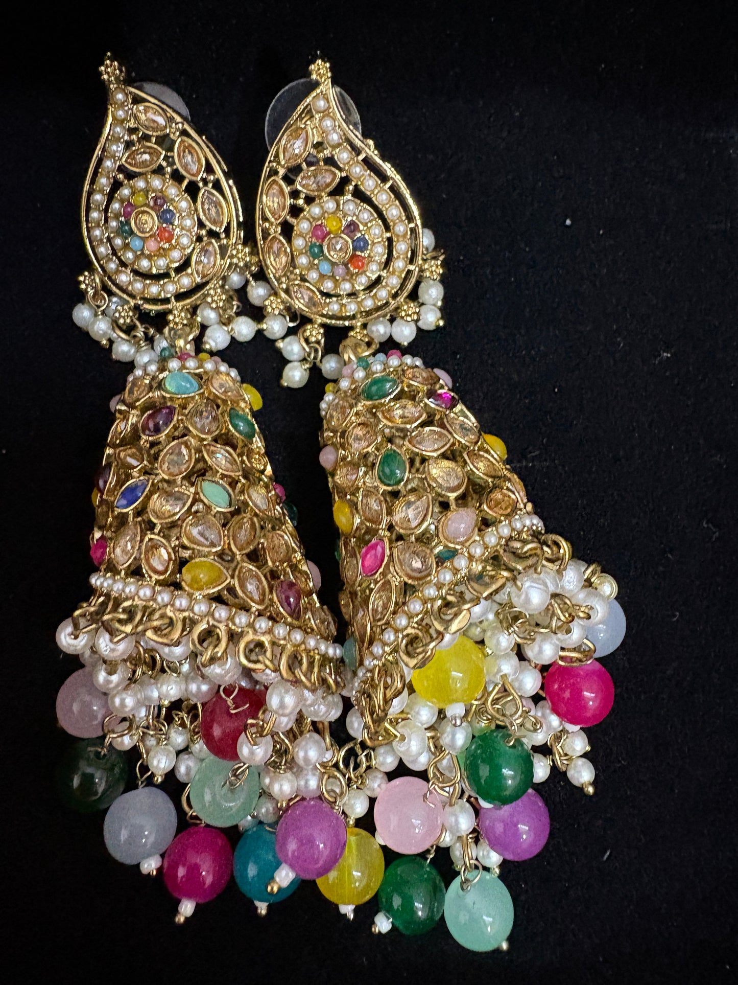 Premium Multi Colour Antique Earrings