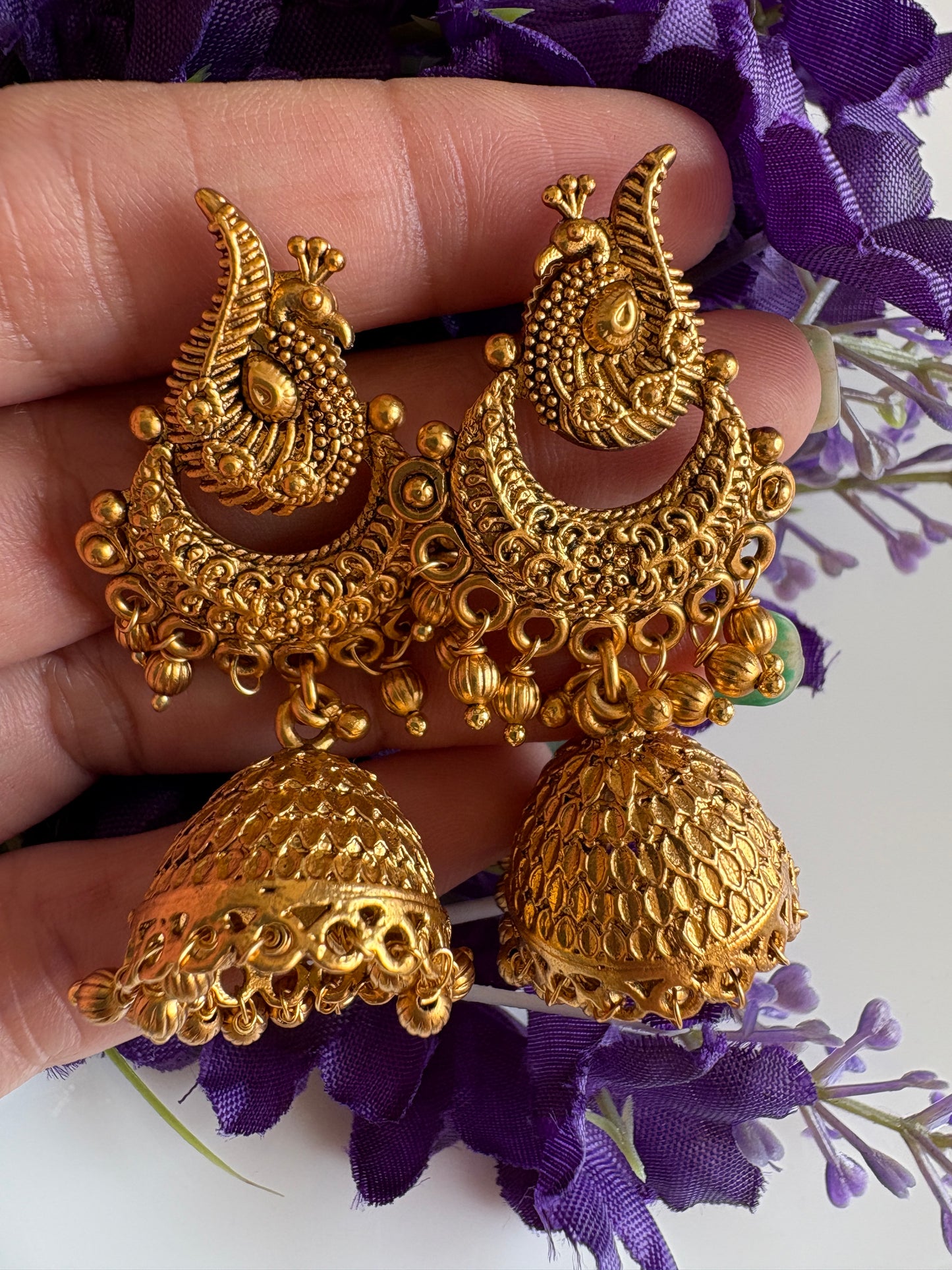 Premium Antique Jhumki Earrings